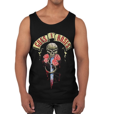 TANK TOP GUNS N ROSES SKULL HEAD